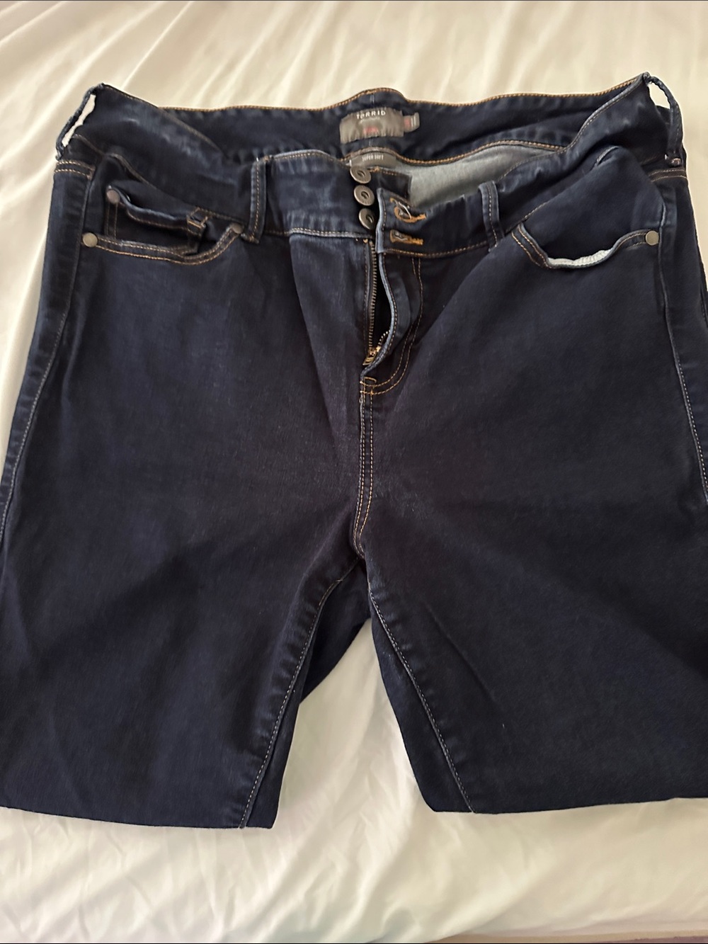torrid Dark Navy Super Soft Legging Jeans